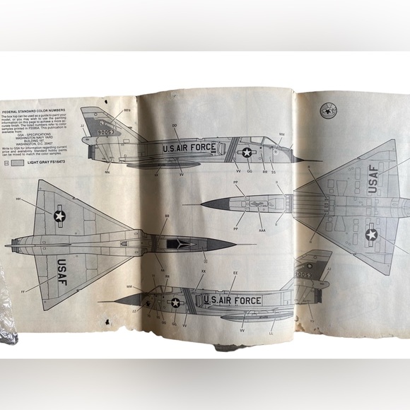 Vintage 1983 Monogram 1/48 F-106 Delta Dart #5809 - Factory Sealed - Picture 3 of 6